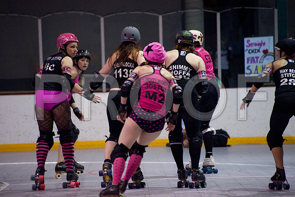 Slammers Vs Crimes Roller Derby