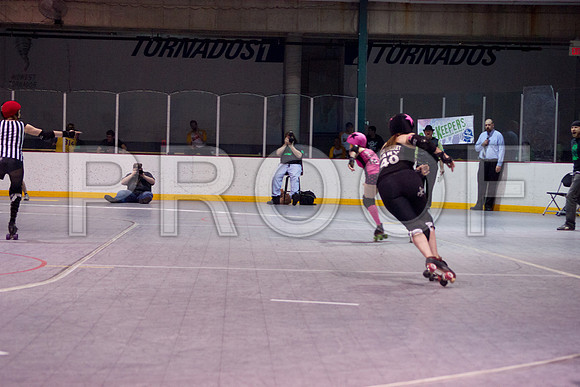 Slammers Vs Crimes Roller Derby