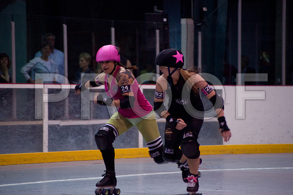 Slammers Vs Crimes Roller Derby