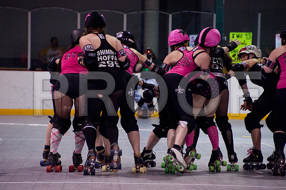 Slammers Vs Crimes Roller Derby