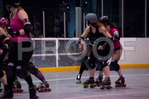 Slammers Vs Crimes Roller Derby