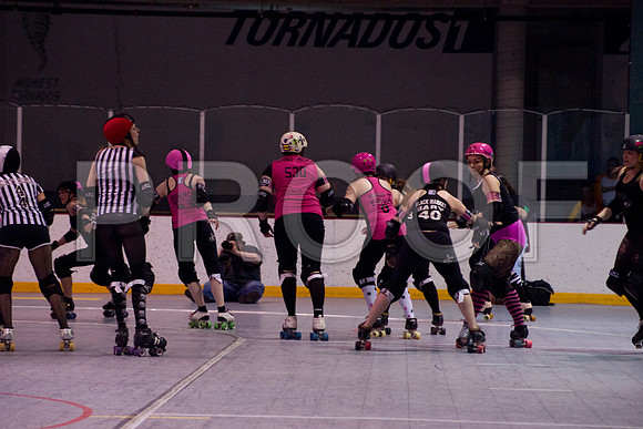 Slammers Vs Crimes Roller Derby