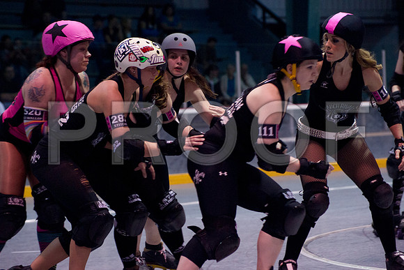 Slammers Vs Crimes Roller Derby