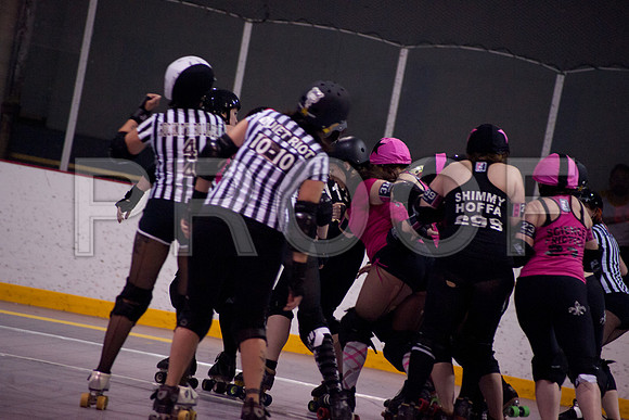 Slammers Vs Crimes Roller Derby