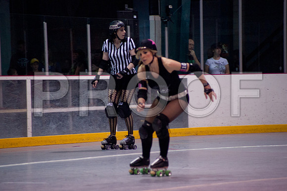 Slammers Vs Crimes Roller Derby