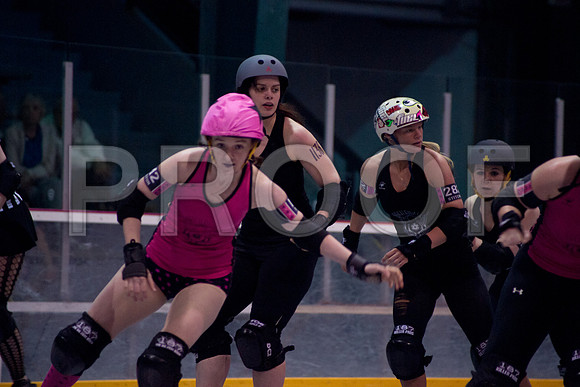 Slammers Vs Crimes Roller Derby