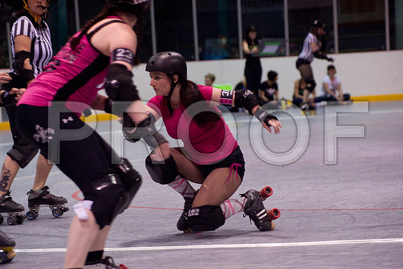 Slammers Vs Crimes Roller Derby