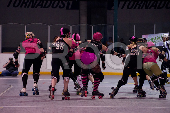 Slammers Vs Crimes Roller Derby