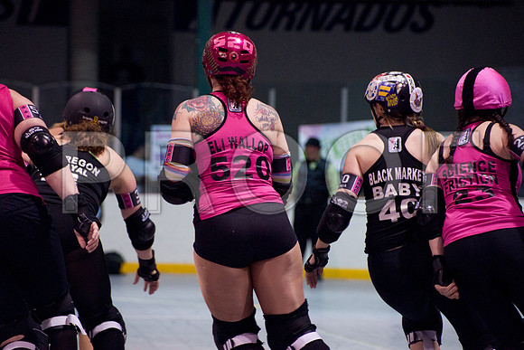 Slammers Vs Crimes Roller Derby