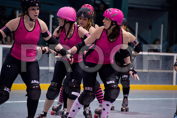 Slammers Vs Crimes Roller Derby