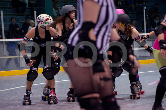 Slammers Vs Crimes Roller Derby
