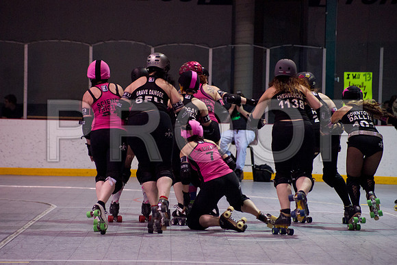 Slammers Vs Crimes Roller Derby