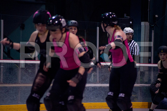 Slammers Vs Crimes Roller Derby