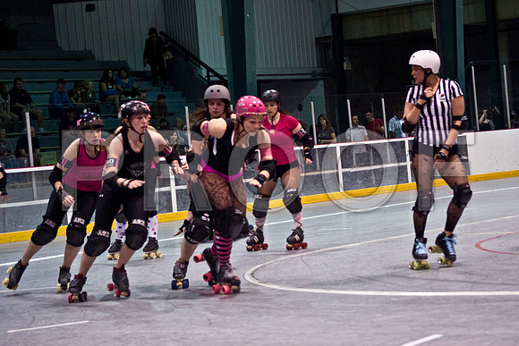 Slammers Vs Crimes Roller Derby