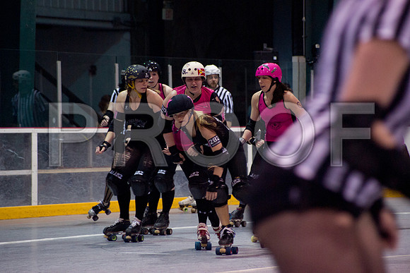Slammers Vs Crimes Roller Derby