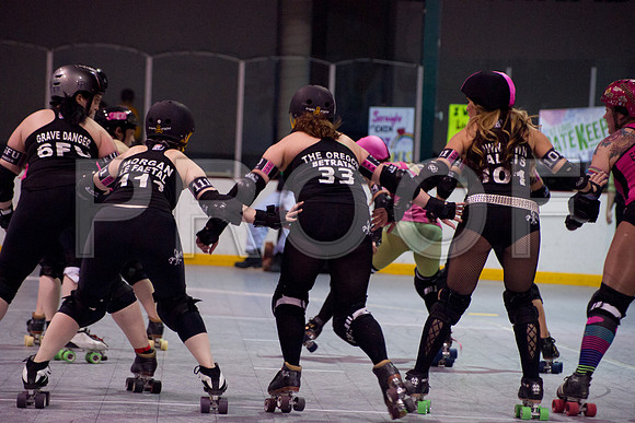 Slammers Vs Crimes Roller Derby