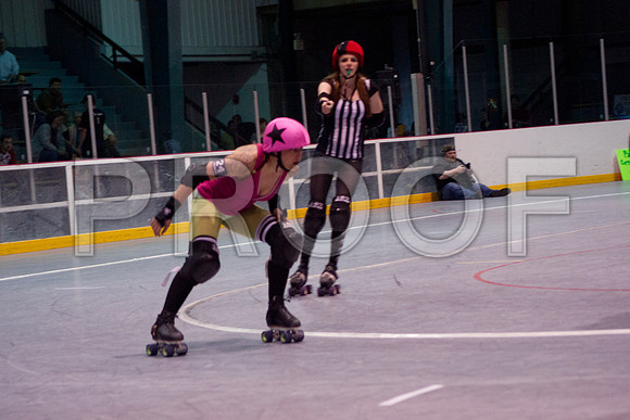Slammers Vs Crimes Roller Derby
