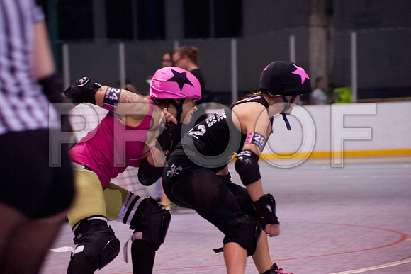 Slammers Vs Crimes Roller Derby