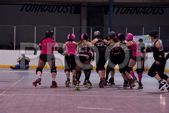 Slammers Vs Crimes Roller Derby