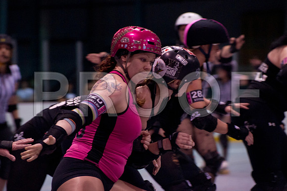 Slammers Vs Crimes Roller Derby