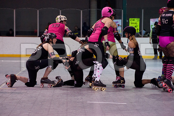Slammers Vs Crimes Roller Derby